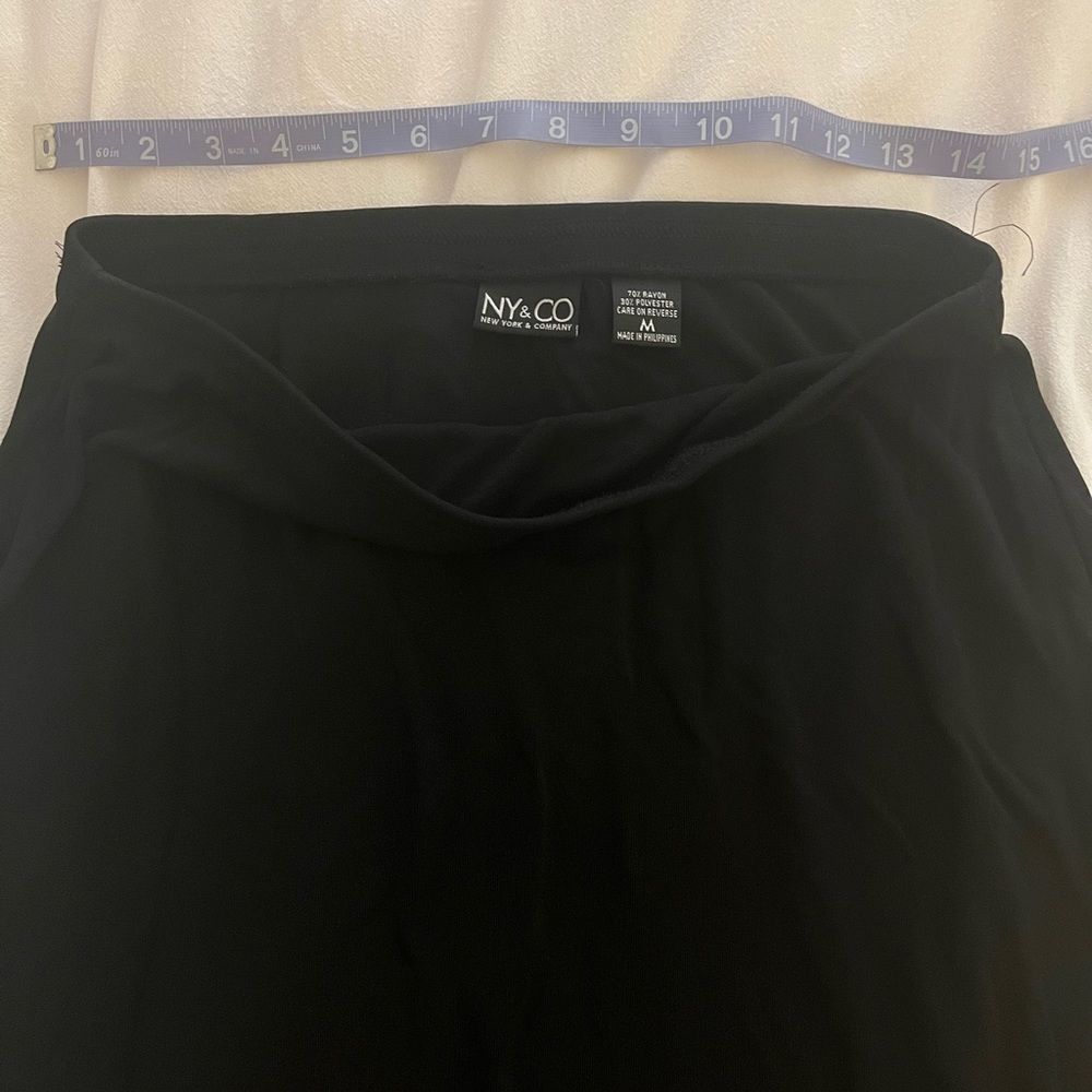 vintage black maxi skirt